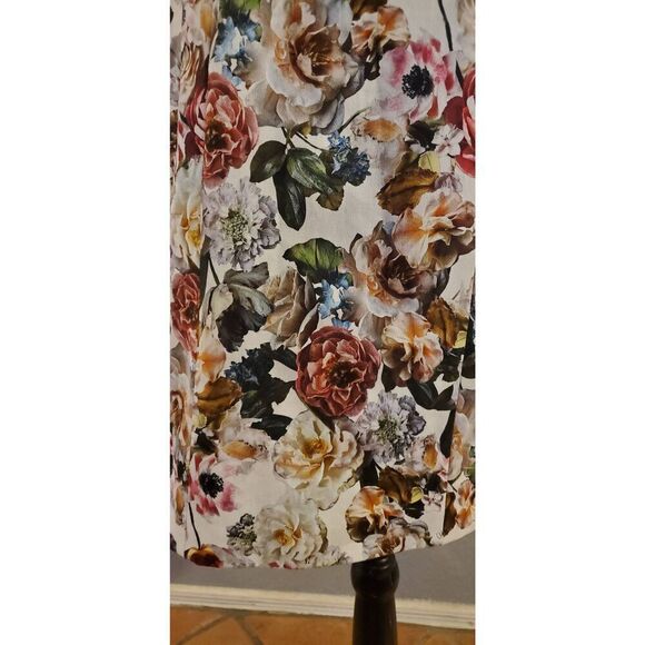 Adam Lippes Sheath Floral Print Sleeveless Cotton Twill Mini Dress NWT – Women’s - Picture 5 of 15